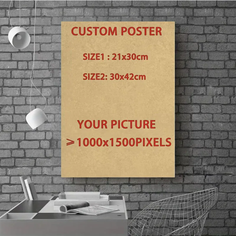 Custom Print Canvas Painting By Your Photo Canvas retro Poster Personal Gift Customize Figure Animal Pets Pictures Home Decor