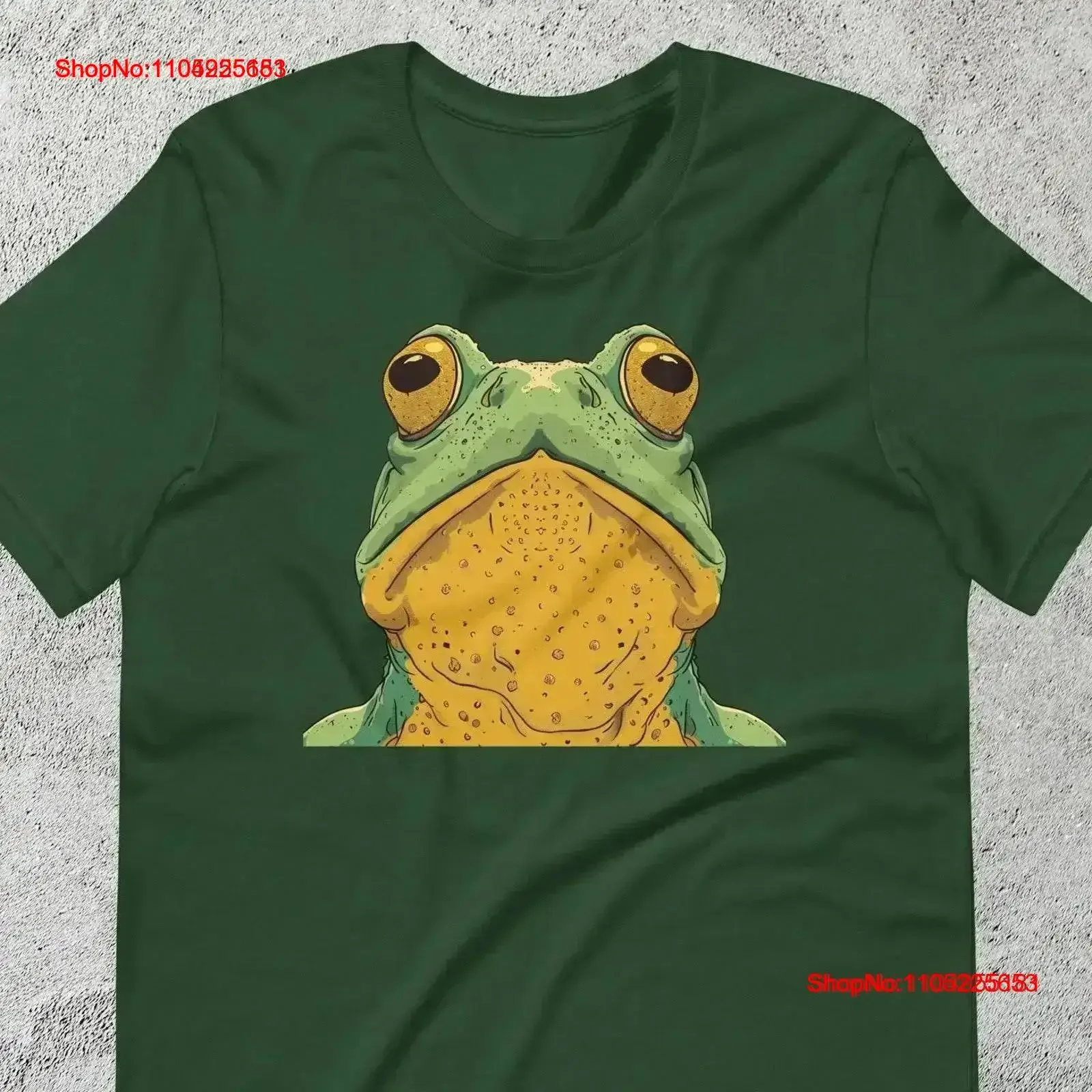 

Frog T Shirt Aesthetic Dreamcore Funny Animal Silly Weird Stuff Fashionable s vintage Washed Versatile Slightly Breathable