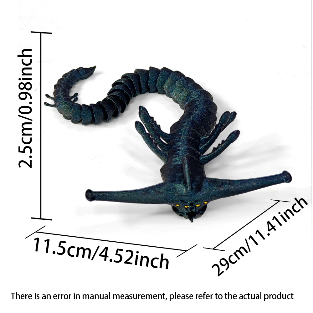 Neue 3D-gedruckte Sea Eater Bloop Gran Maja Actionfigur Modell Spielzeug Weihnachtsgeschenk Bewegliche Gelenkfigur Tieflautsprechendes Bloop Seemonster Figurine – Detail 5