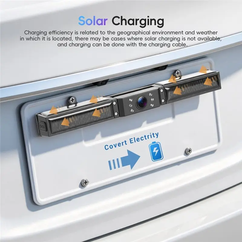 A46U Solar Wireless Backup Camera 720P 5