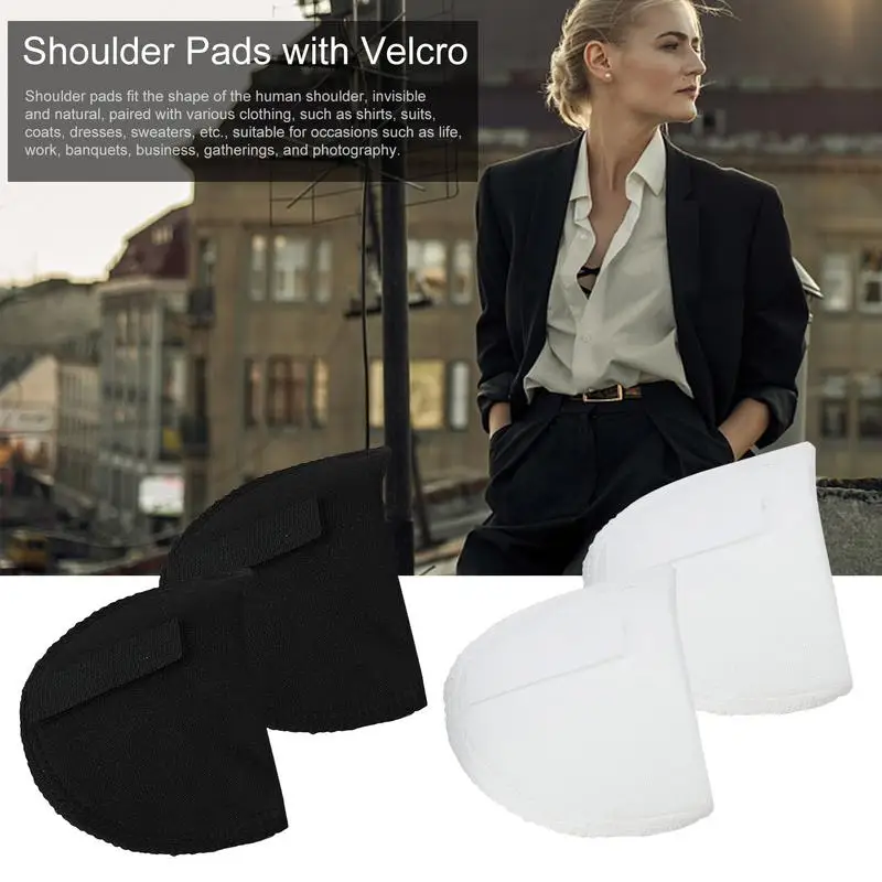 Shoulder Pads For Bra Straps 1 Pair Of Push-up Pads Kit For Shoulders Detachable Suit Shoulder Pads Replacement For T-Shirt