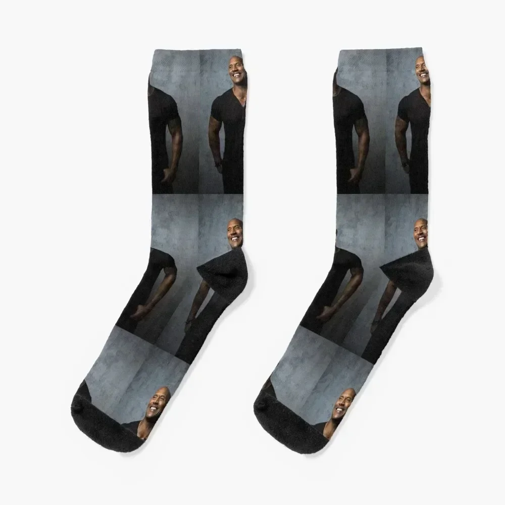 

dwayne johnson Socks kawaii anti slip football custom sports sheer Socks For Girls Men's