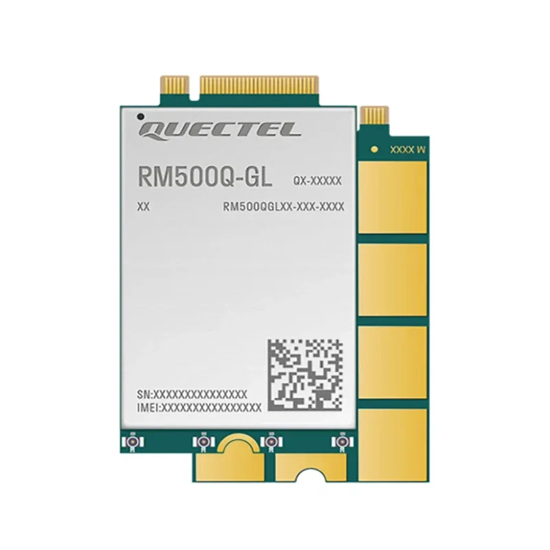 100%New&Original Quectel RM500Q-GL Chips RM500QGLAB-M20-SGASA RM500Q IoT/eMBB-optimized 5G Cat 16 M.2 Module With Type C adapter