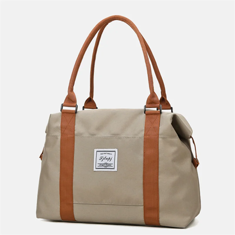 Moda grande bolsa de viagem feminina cabine tote sacos bolsa oxford pano lona à prova dwaterproof água sacos de ombro das mulheres fim de semana