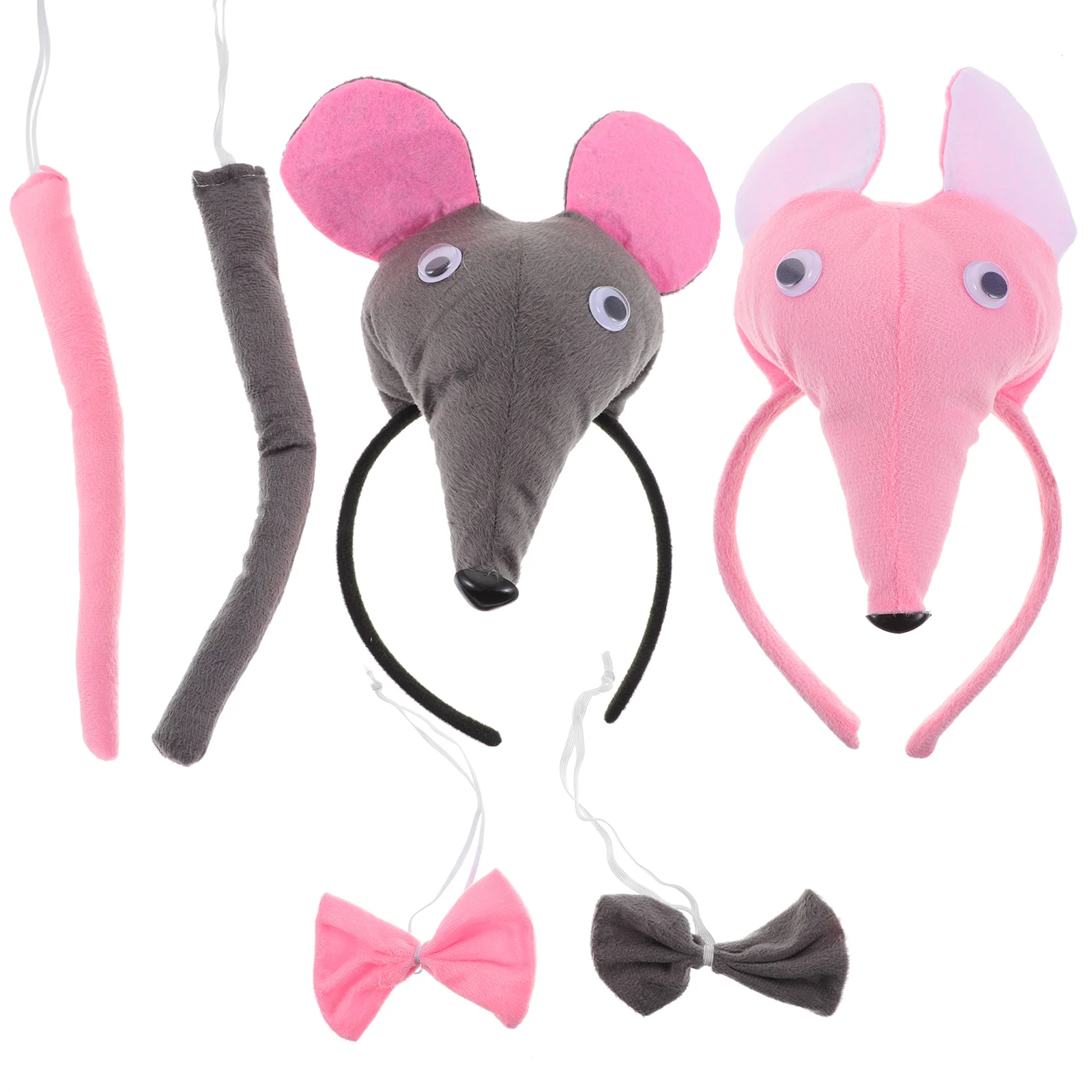 

6 Pcs Mouse Headband Costume Cosplay Fancy Accessory Headbands Cartoon Clothing Kit