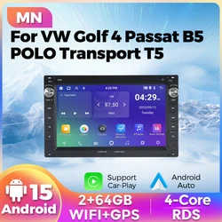 MEKEDE Android 15 For Volkswagen VW Passat B5 MK4 MK5 Golf 4 Polo Bora Jetta T5 Radio Multimedia Player Car Intelligent Systems