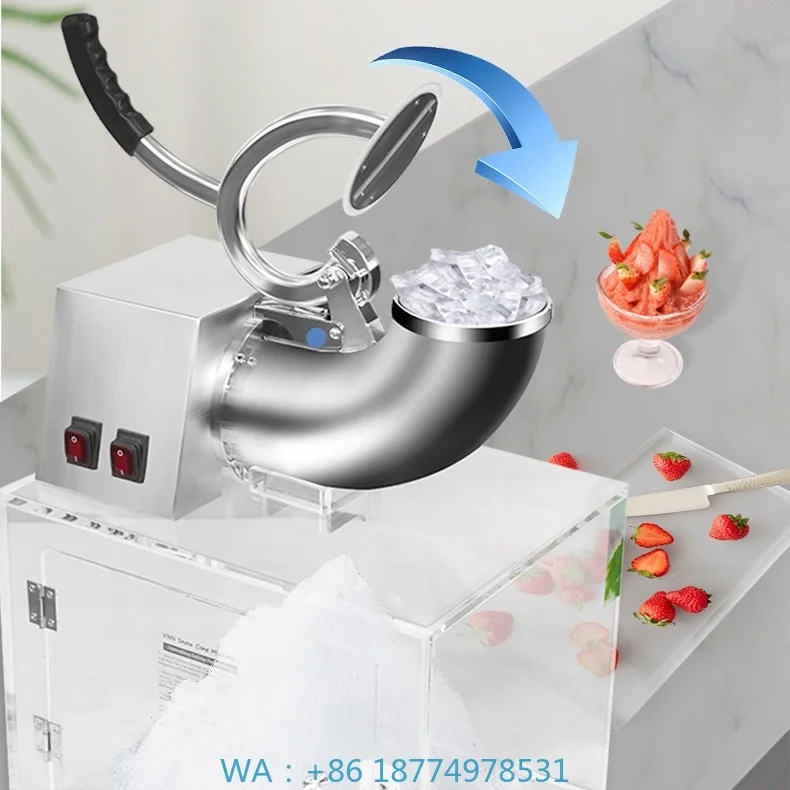 Stainless Steel Ice Processing Station For Efficient Crushed Ice Treatment Commercial Small Business Application