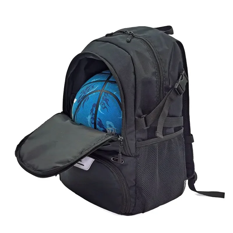 Basketball Backpack Large Sports Bag with Separate Ball holder & Shoes compartment, Best for Basketball, Soccer, Voll