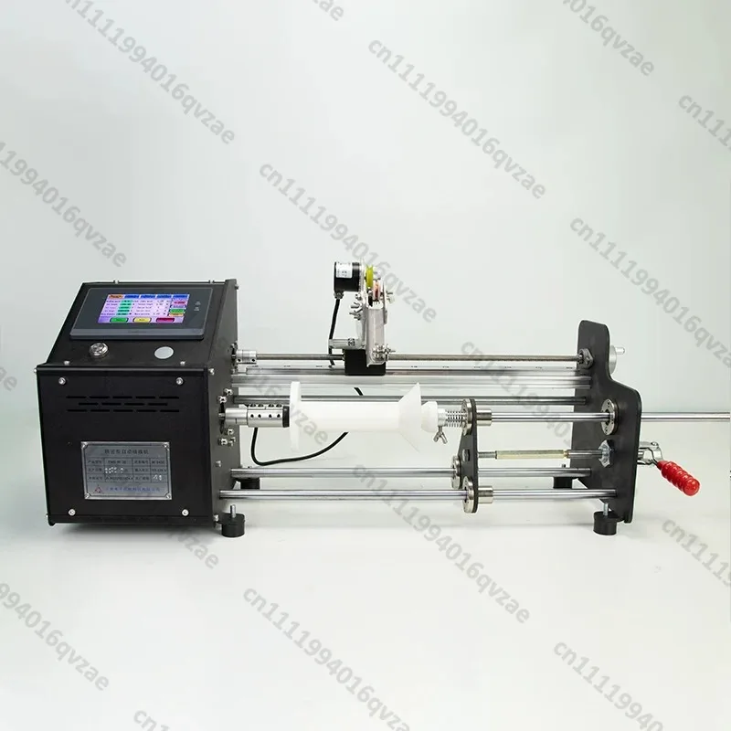 Drone Fiber Winding Machine Unilateral Layer Plus Horn Shaft Parallel Winding Cable Stranded Wire Meter Number of Turns Paint