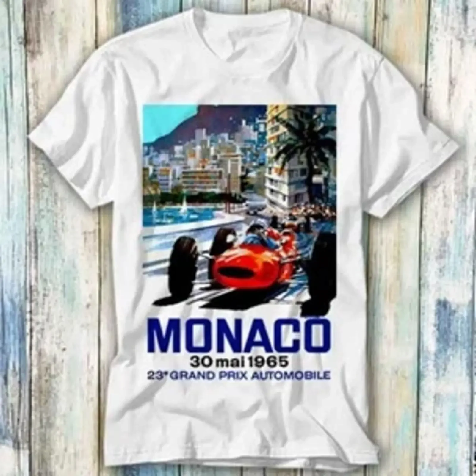 Monaco Grand Prix Race Vintage Auto Racing T Shirt Meme Top 1397 vintage Washed Stylish Comfortable Top For Everyday Wear