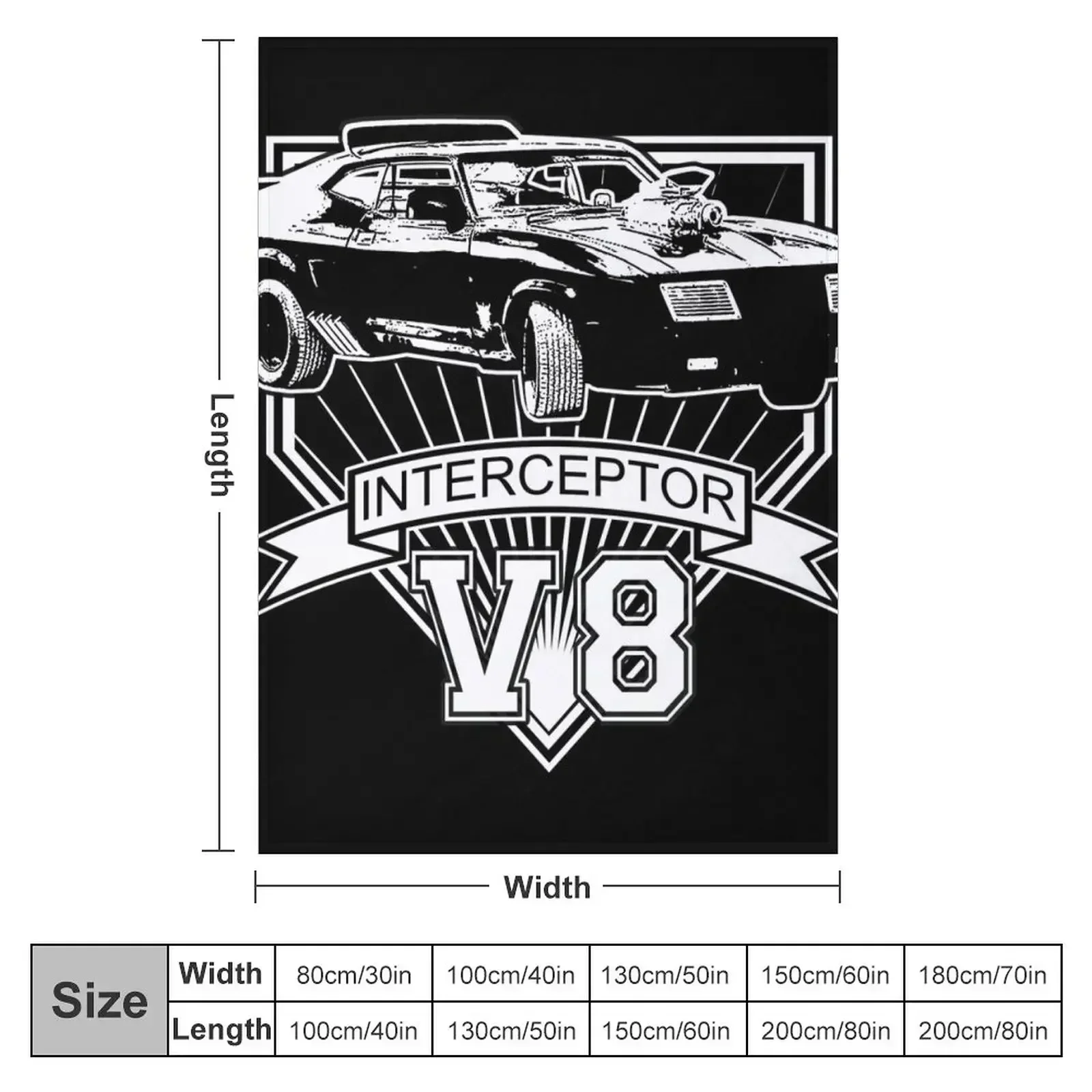 Mad Max V8 Interceptor Throw Blanket decorative bed plaid Hair Beautifuls Plaid Bed Blankets