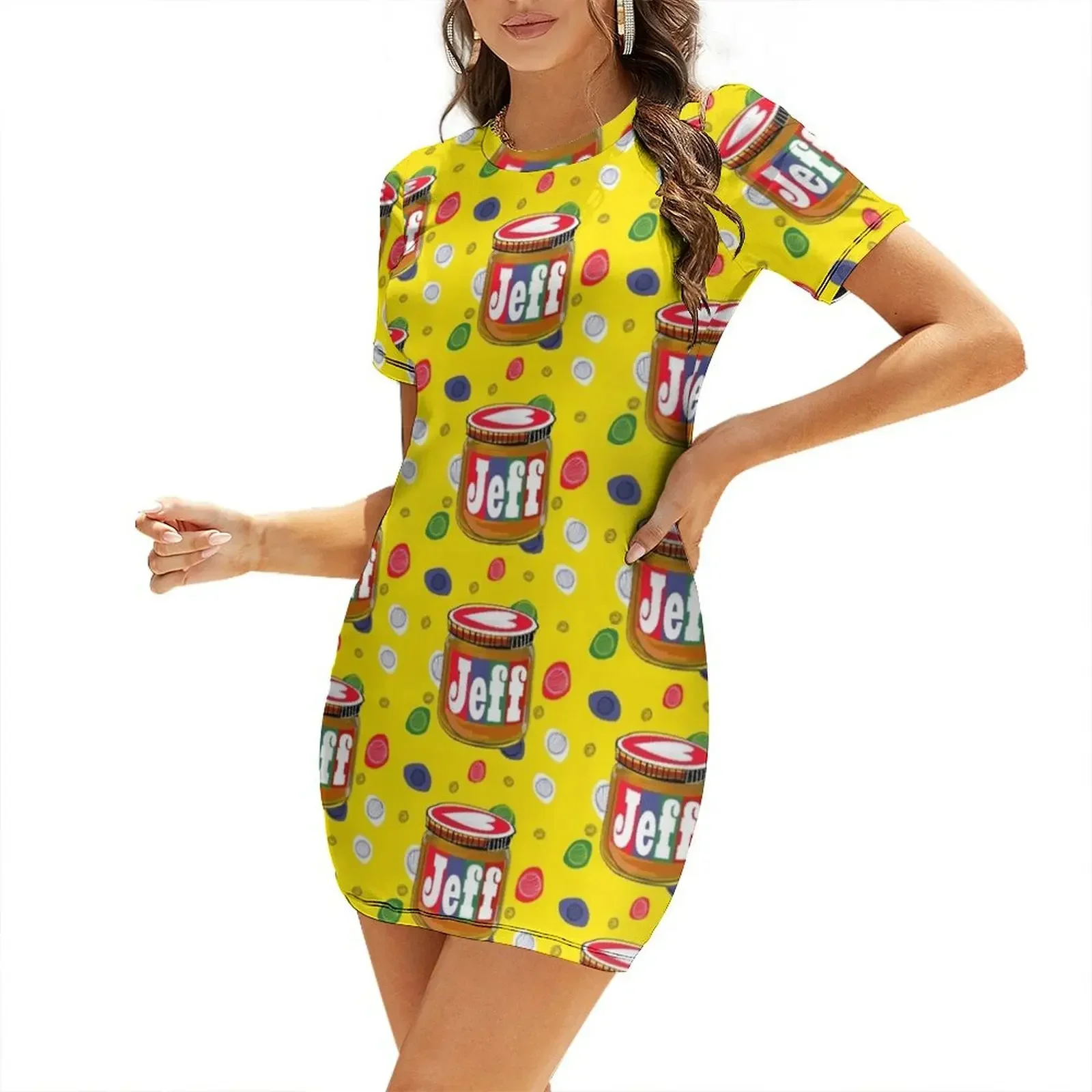 

My Name is Jeff Short-Sleeved Dress dresses for official occasions elegant women's sets