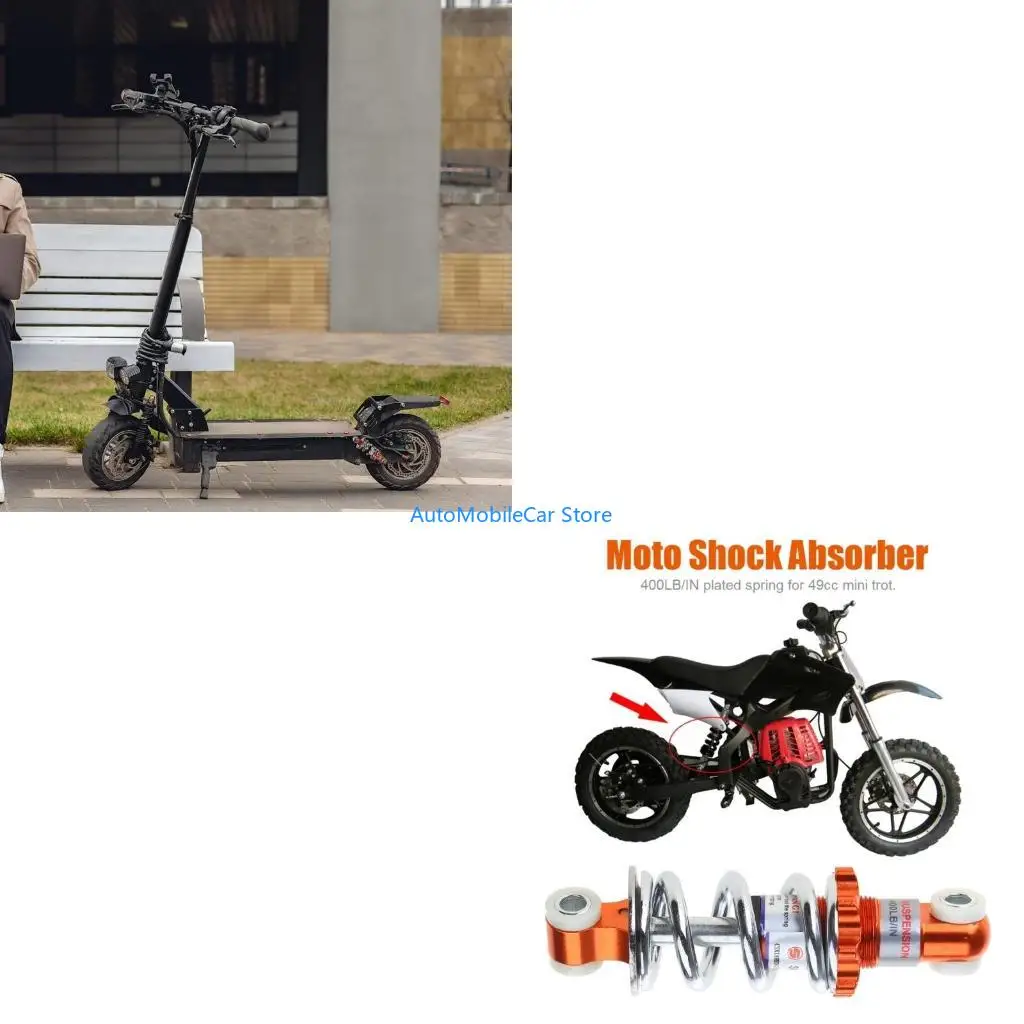 G8TE Premium Motorcycle Shock Absorbers Shock Damper Enhances Suspension Performances for Electric Scooters & Mini Motorcycle