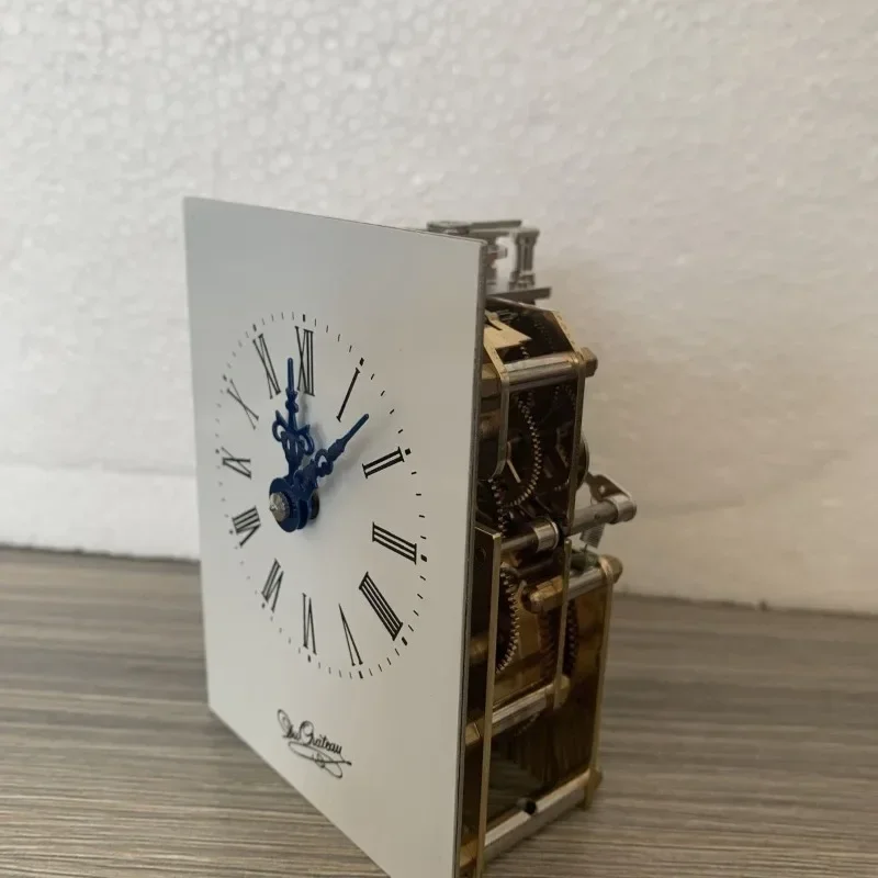 Pure Copper Small Desk Clock Machine Movement Bronze Bell Table Clocks Accessories Give The Correct Time Clock Movement Part
