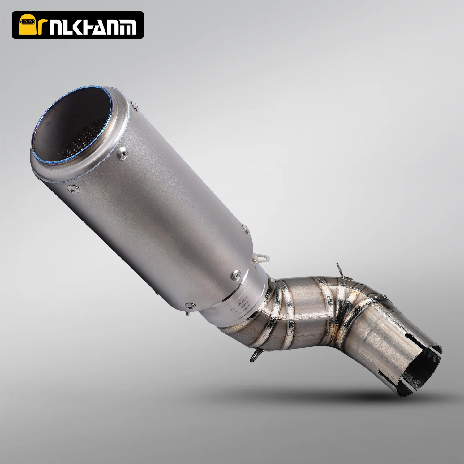 

For Ninja Z900 2017-2026 Motorcycle Exhaust Modify Ti.alloy Adapter Middle Link Pipe 60mm Escape Racing Line