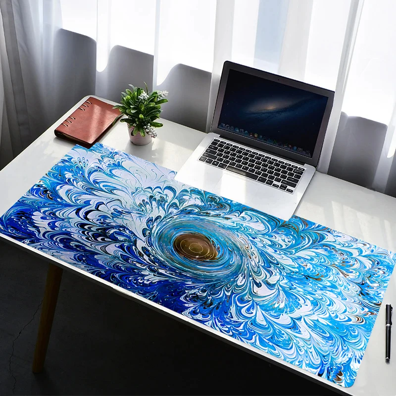 

Mouse Pad PC Non Slip Rubber HD Mousepad Laptop Gamer Cabinet Keyboard Pad Office Strata Liquid Computer Gaming Desk Mouse Mat