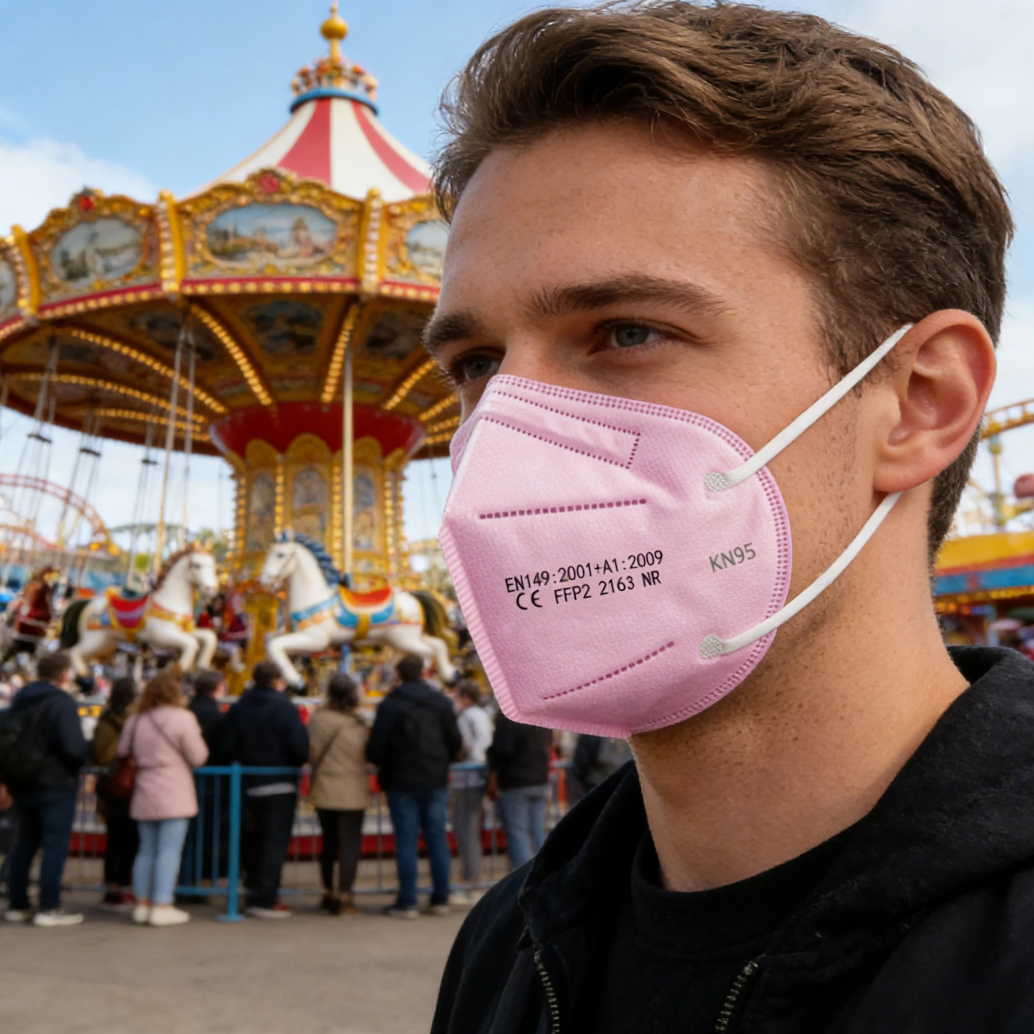 Máscaras KN95 de 5 capas FFP2 Máscaras faciales Colores Máscaras de protección de seguridad n k 95 ffp 2 Máscara original pff2 n95 Mascarilla fpp2 Homologada