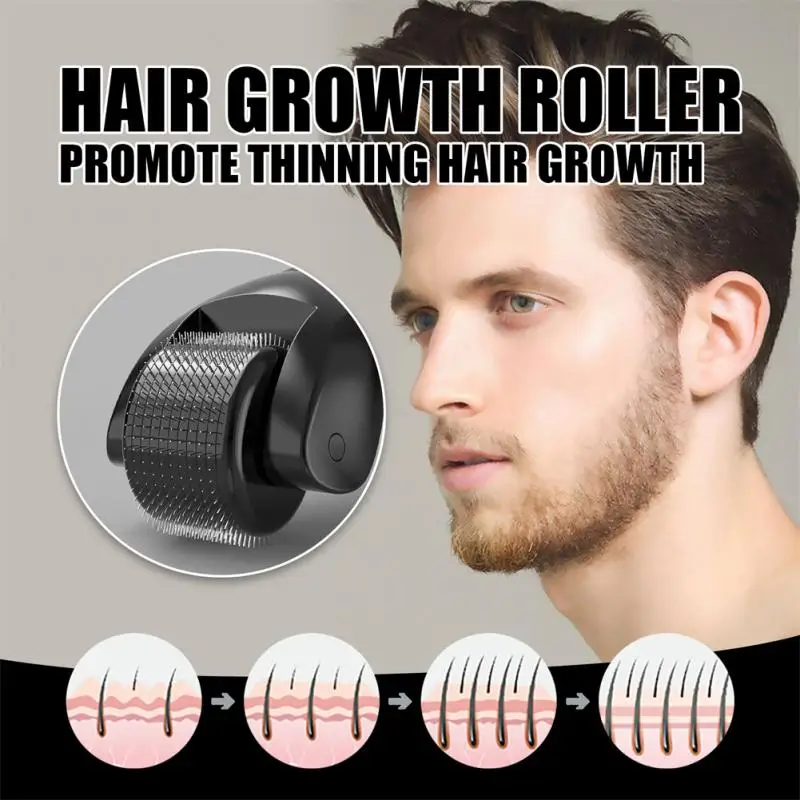 Natural Hair Beard Growth Derma Micro Hair Regrowth Anti Hair Loss Men Hair Growth Products Hair Loss Product Series Styling