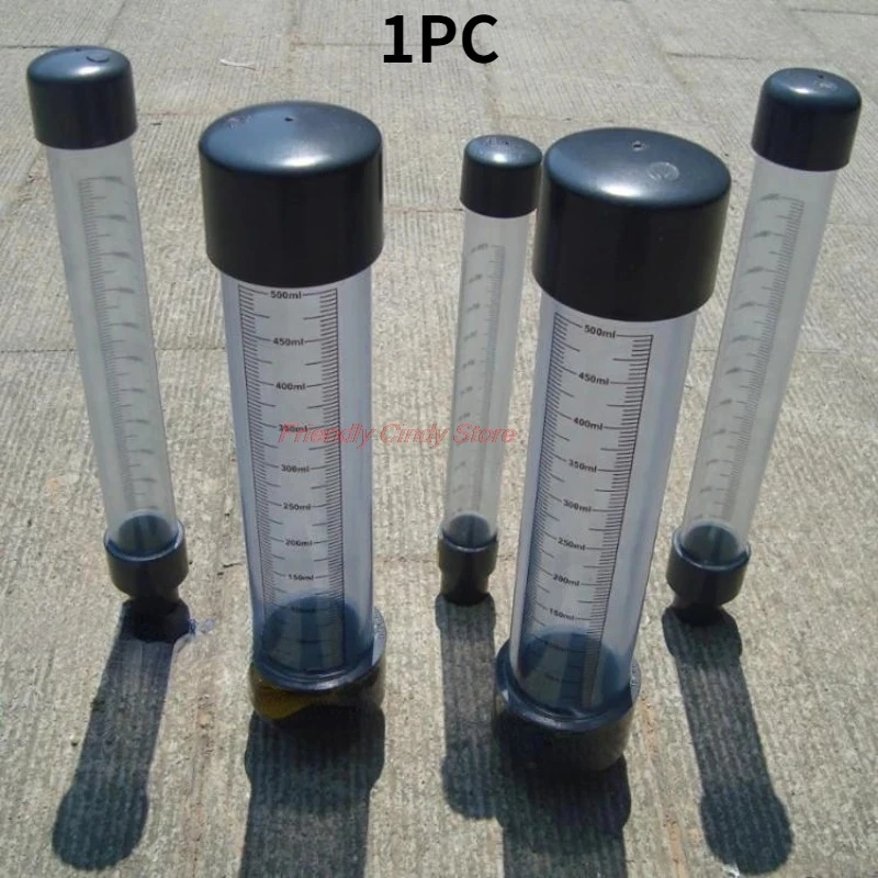 1PC DN15 UPVC Flow calibration column flowmeter for liquid rotameter transparent plastic flow metering tools