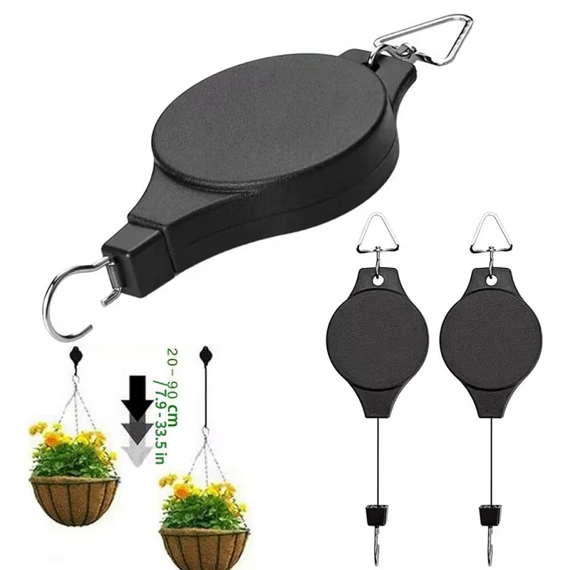 3pcs-retractable-plant-pulley-adjustable-hanging-flower-basket-hooks-for-hanging-plants-heavy-duty-indoor-outdoor-plant-hanger