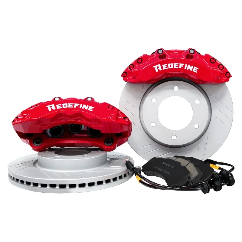 

Direct Fit High Strength 6 Piston Front Brake Kit OEM Replacement with Big Brake System Upgrade for Everest Condition New