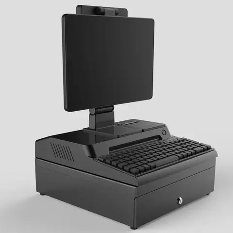 14.1 inch Touch Screen, Cash Box, Keyboard, Built-in 58mm Printer Whole Package POS Computer Factory POS System Cash Register