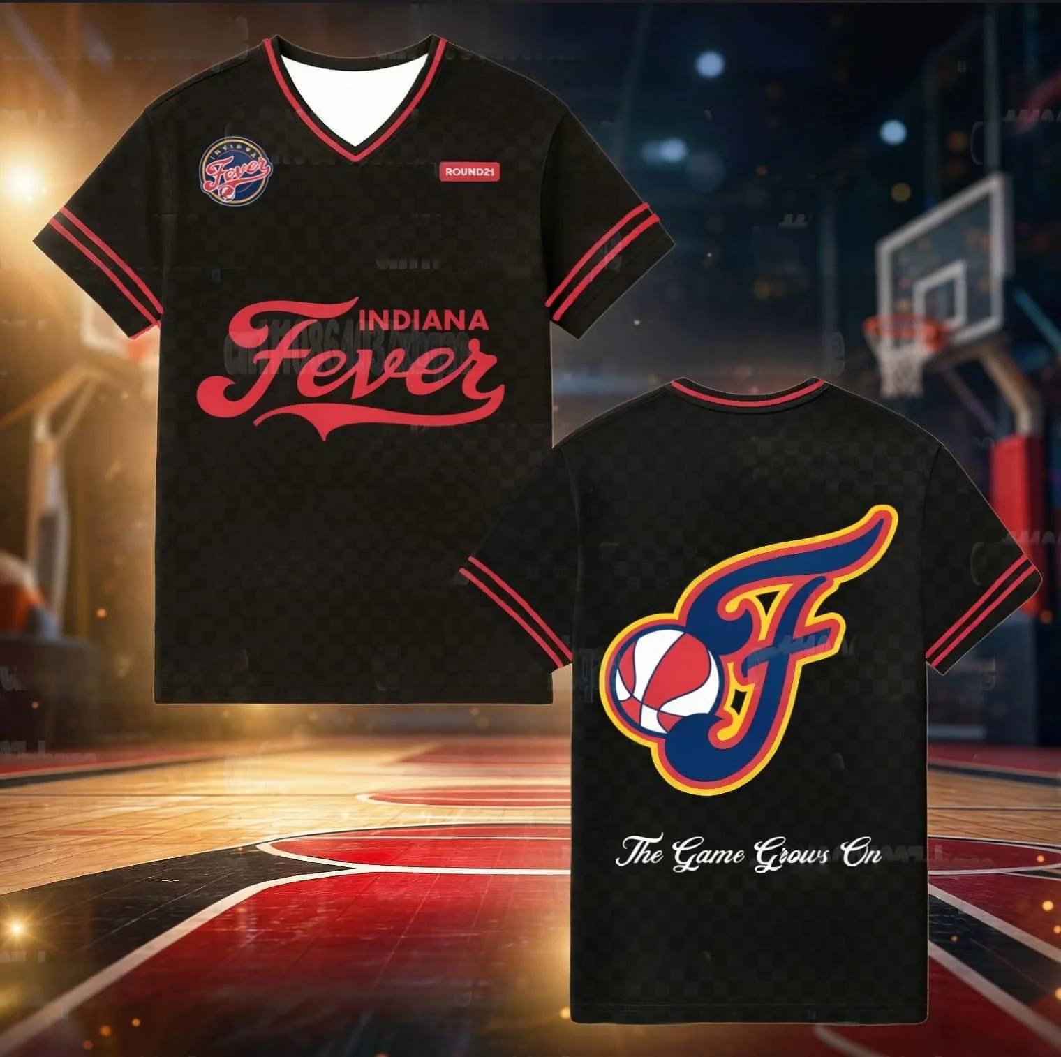 2026/27 Indiana Fevers Football Jersey Summer Sports Quick Drying 3D Printed T-shirt Breathable Short Sleeved Family Streetwea
