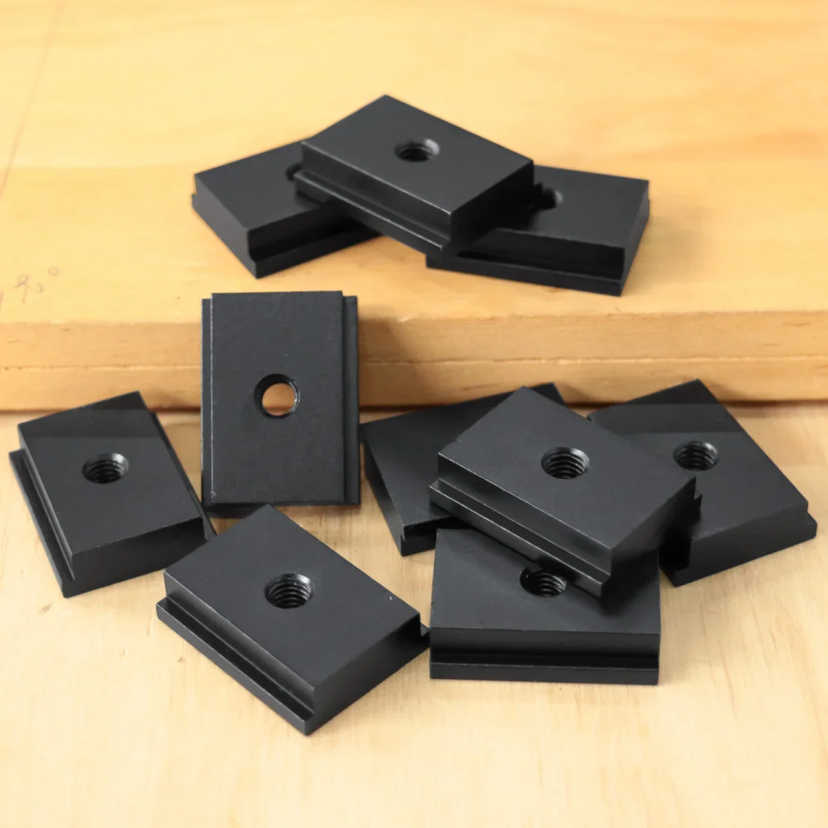 10PCS T-Slider Aluminum Alloy T Slot Nut for T-Slot Miter Track Slider Sliding Nut for Woodworking Tool Jigs Screw Slot Fastener