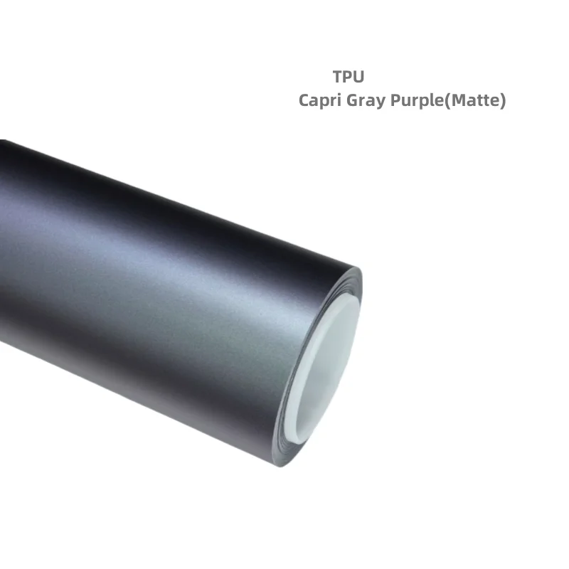 

Color: PPF matte Capri gray-purple TPUPPF film paint protective film coating, anti-yellowing, self-healing, heat repair