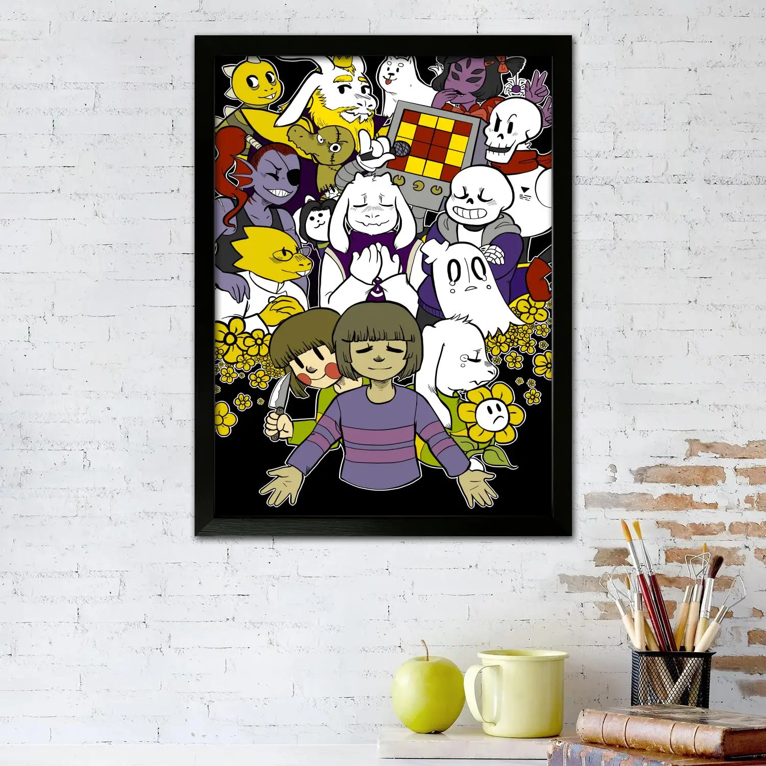 undertale Poster Prints Wall Art Canvas Painting Poster For Modern Family Living Room Home Decor