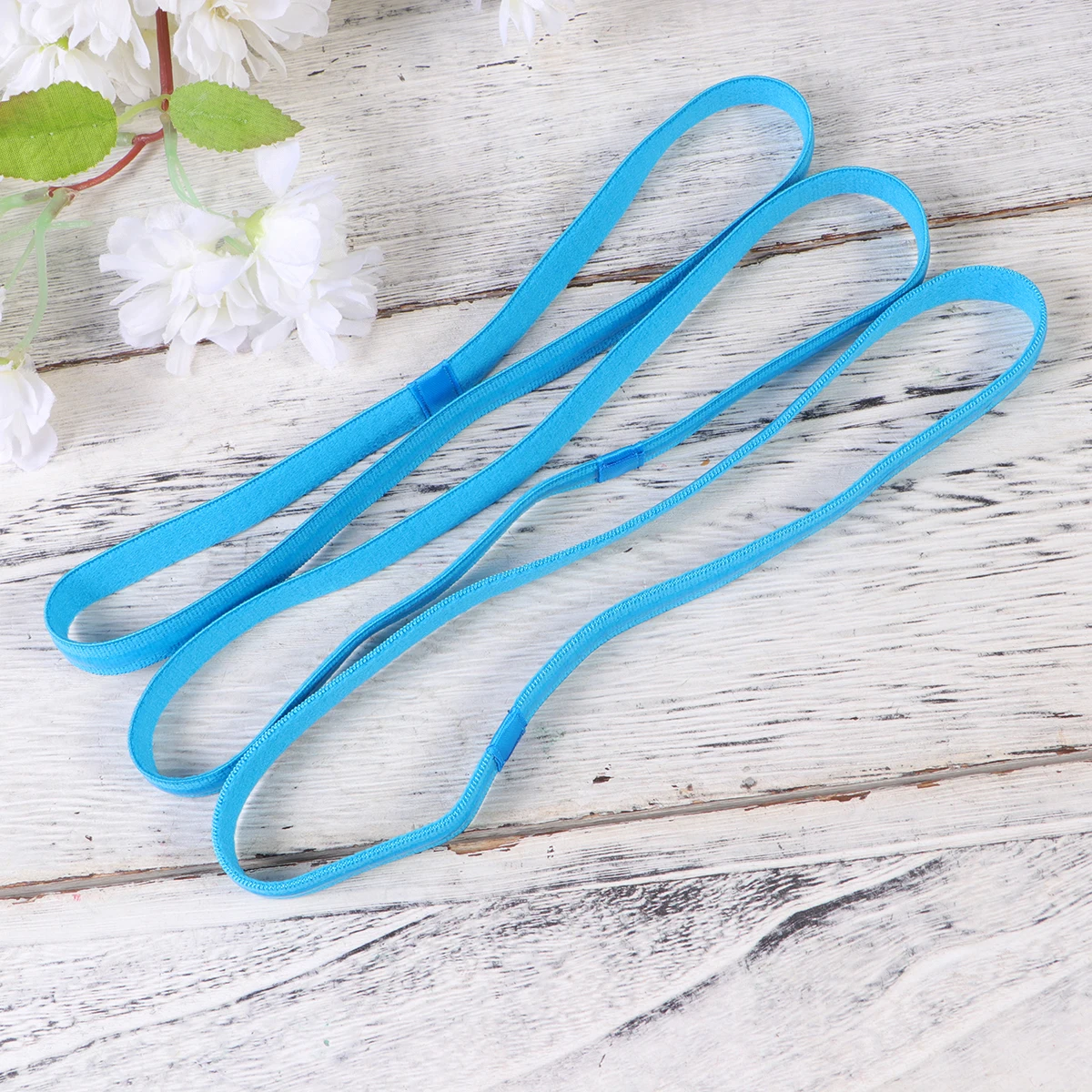 

9pcs Stretchy Sports Headband Green Non-Slip Sweatband For Yoga Exercise Gym Running Dance Cloth Hairband Unisex Durable