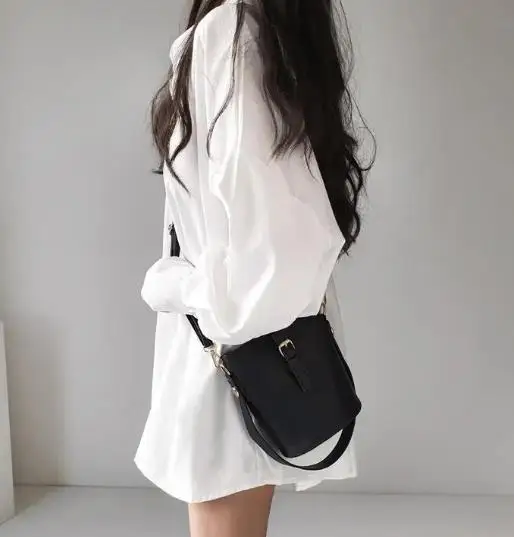 

Women's Shirt Autumn/winter 2025 Lantern Long Sleeved Shirt Loose Casual Top Shirt Dress Cardigan Jacket Simple Casual Shirt