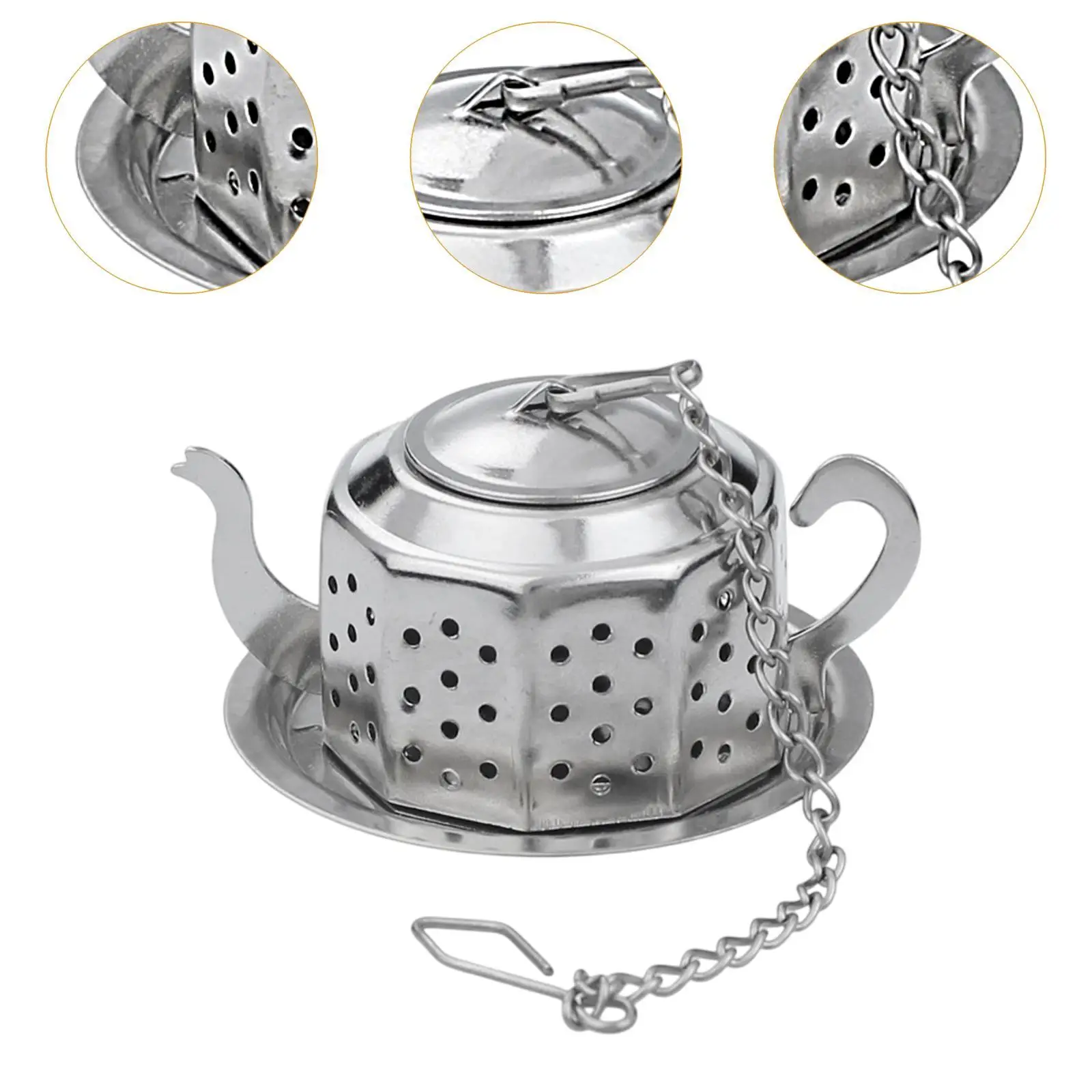 Infusor de té, colador de té reutilizable de malla fina para el hogar, oficina, salón de té