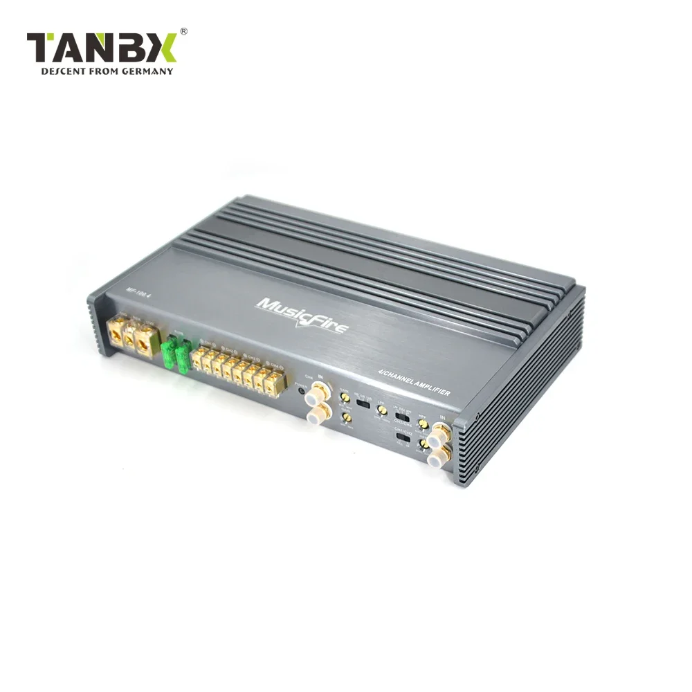 factory new design high quality high power 4-channel  12V car audio amplifier  class AB(MF-100.4)