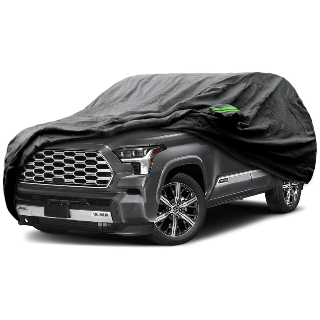

Автомобильный чехол на заказ, подходит для Toyota Sequoia 2007-2025, водонепроницаемый, всепогодный, для автомобилей, защита от дождя и снега, защита от солнца в помещении и на открытом воздухе