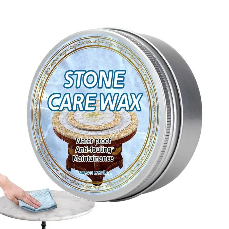 Stone Polish Wax Stone Polish Waterproof Shiny Tile Wax Anti-Scratch Coating Agent Polish Wax Marble Polishing Wax Stone Care Wa