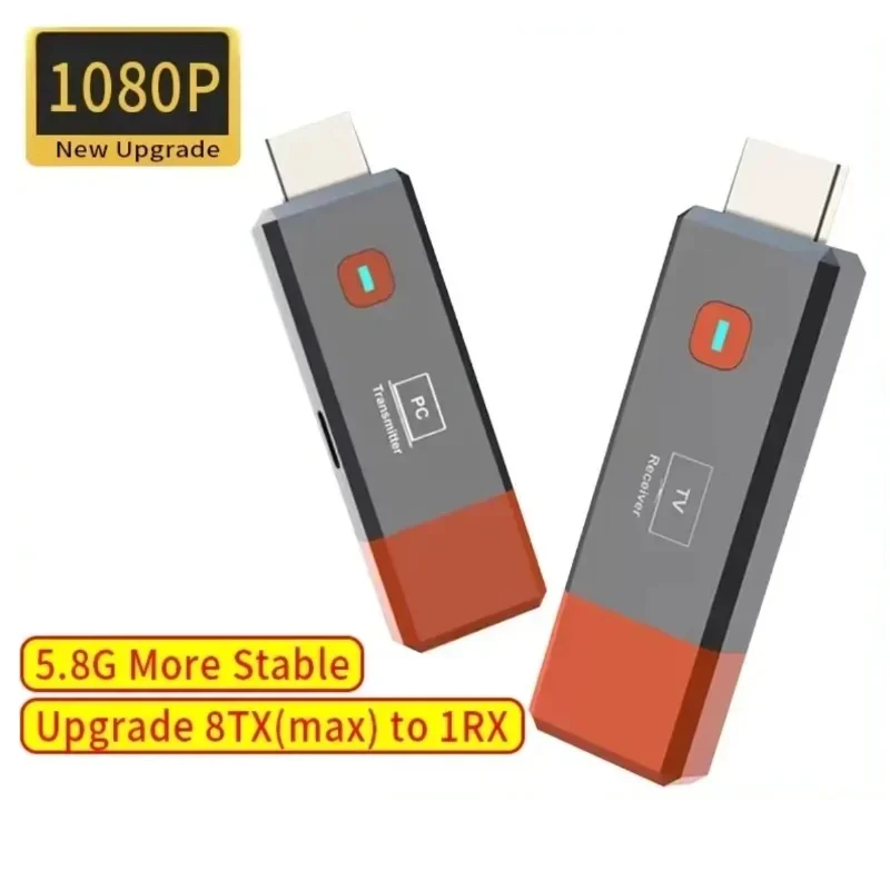 

1080P 50M беспроводной HDMI-совместимый удлинитель видеопередатчик приемник адаптер TV Stick Dongle для ПК к ТВ монитор проектор