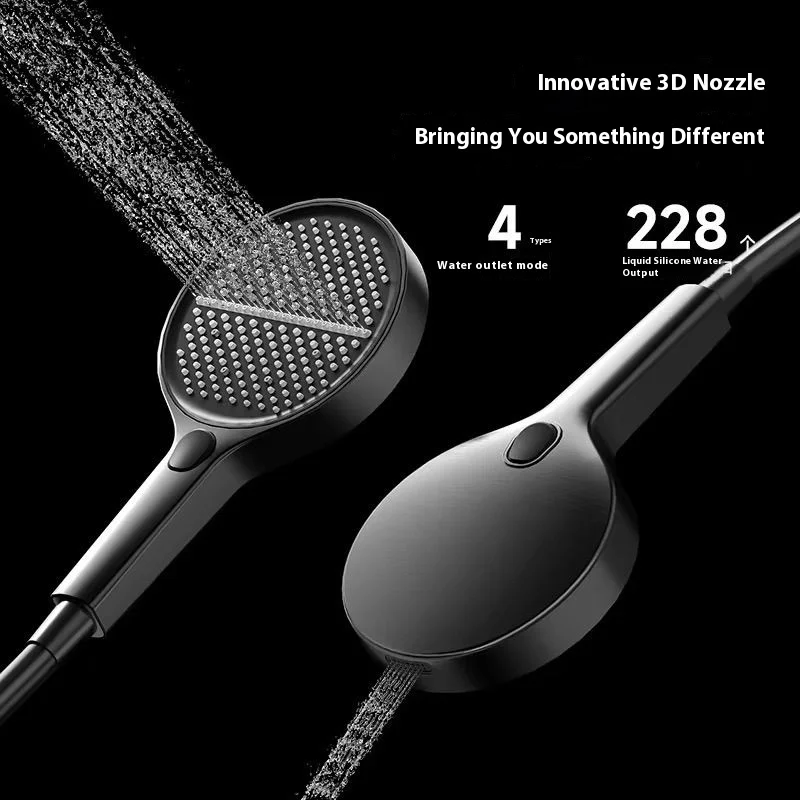 

Pressurized and enlarged shower head, super strong pressurized bathroom household shower head, large water output shower head
