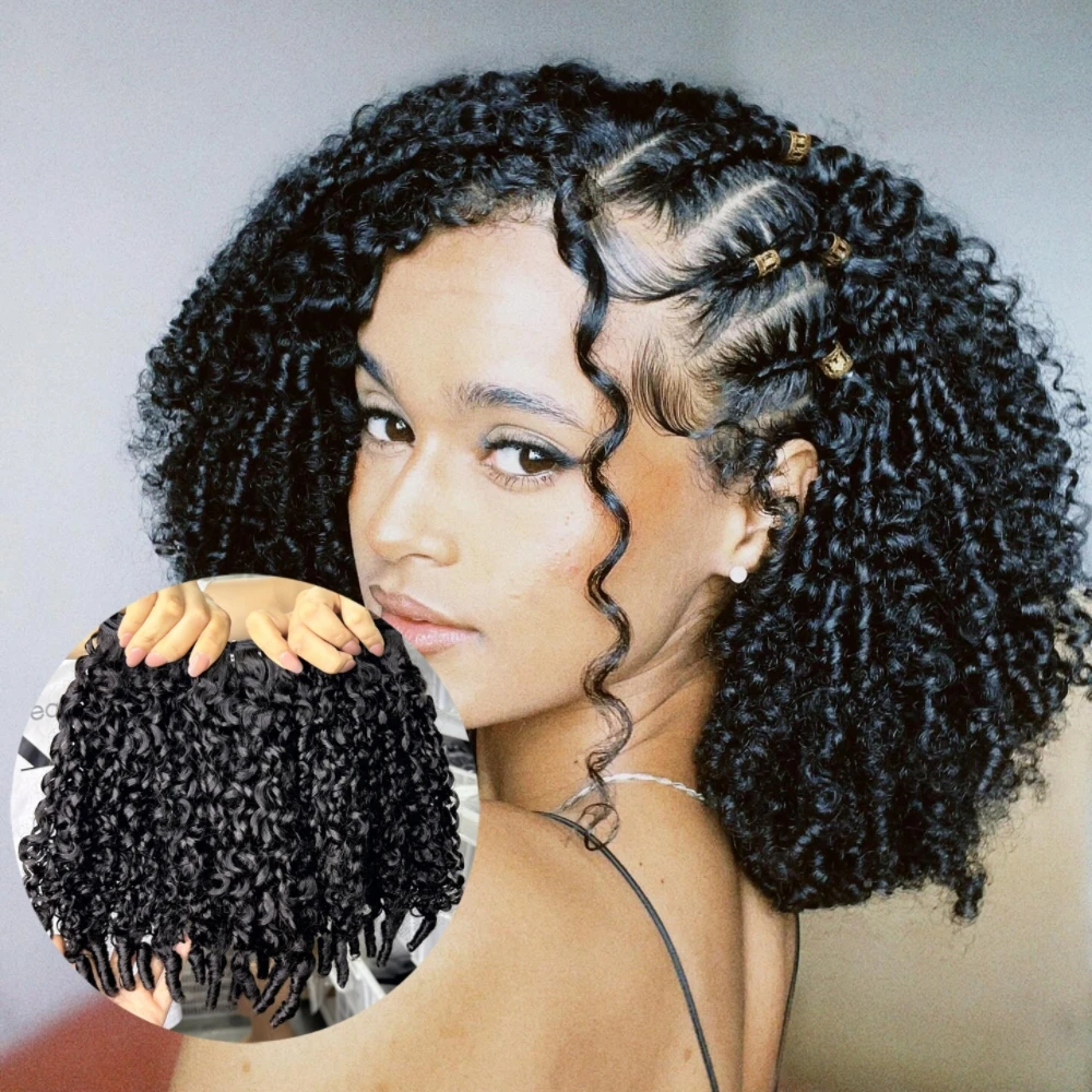 

Burmese Pixi Curl 100% Human Hair Bundle Weave Weft Deals Raw Burmese Human Virgin Hair Bundle Wholesale Millionaire Queen