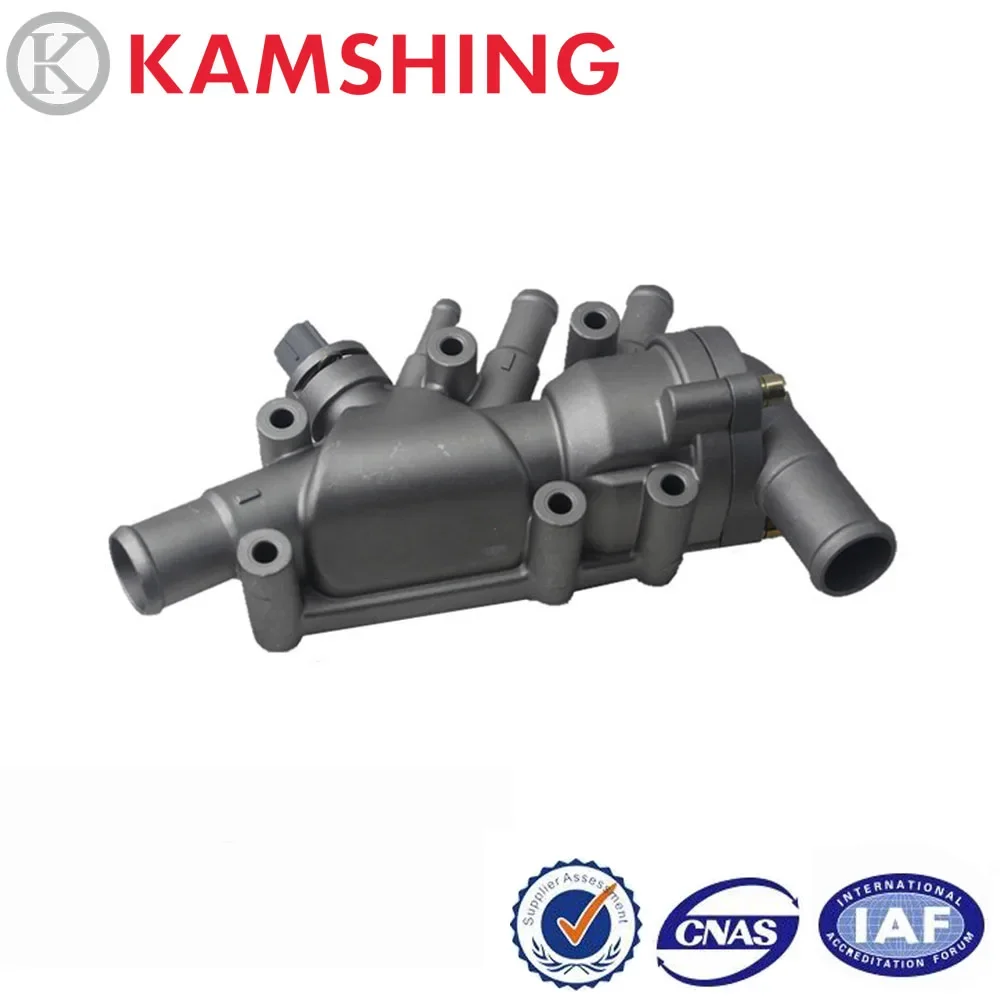 For Ford Fiesta 2003 2004 2005 2006 Aluminium Alloy Car Engine Thermostat Water Coolant System Thermostator Assembly