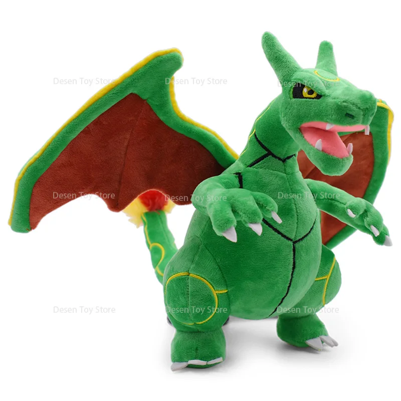 Peluche Pokémon Mega Charizard X Rayquatro Fuse Charizard, 5 Styles, Brcorporelle, Dessin Animé, Jouets de Noël