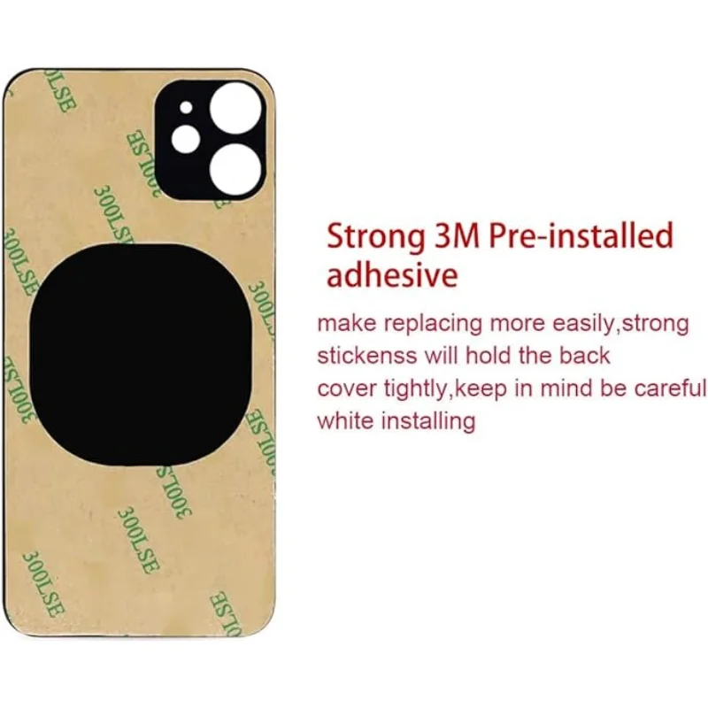 لاستبدال الزجاج الخلفي لهاتف iPhone 12، مع مادة لاصقة وأدوات #2