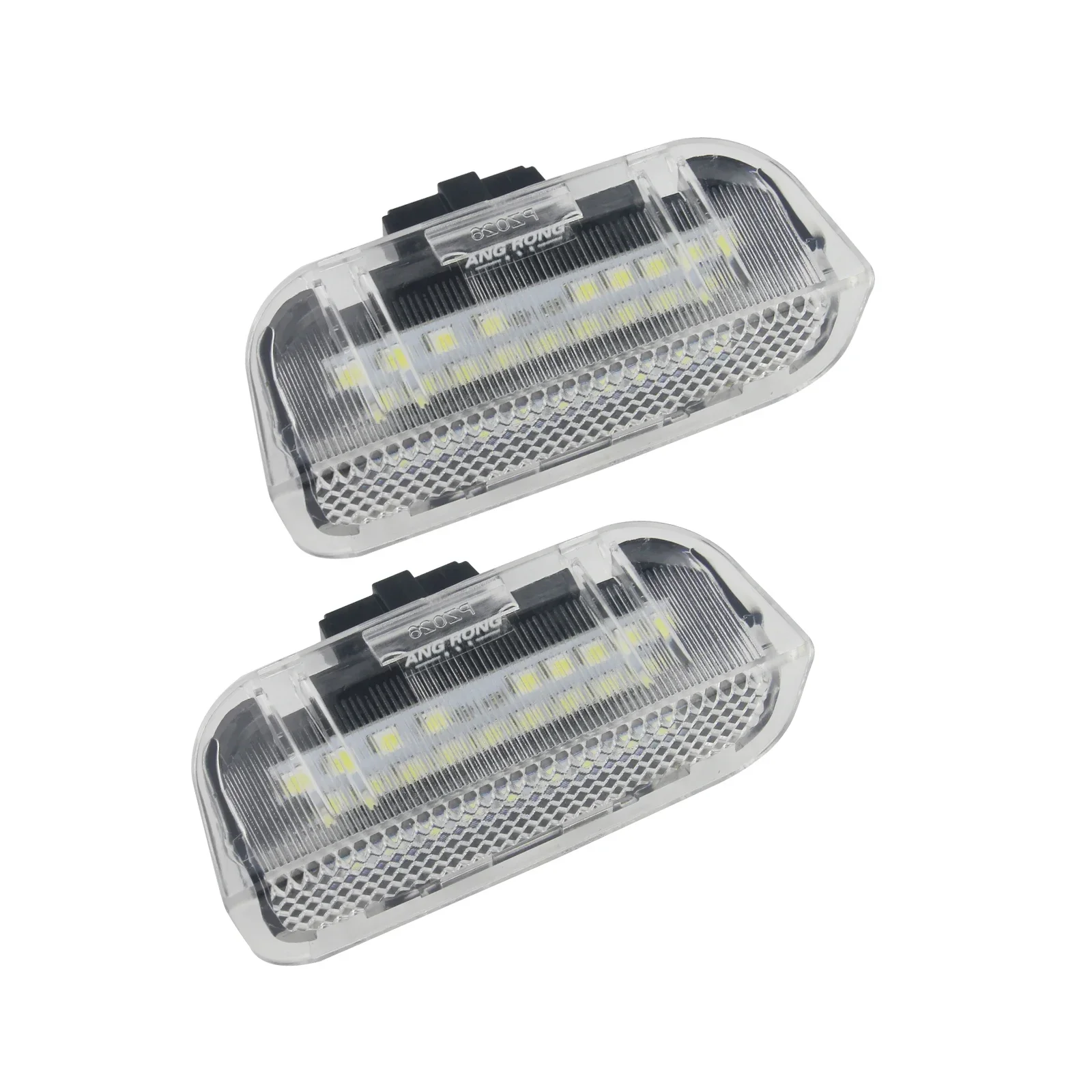 ANGRONG 2X LED Footwell Courtesy Side Door Light For VW Touareg Tiguan Golf Passat CC Jetta