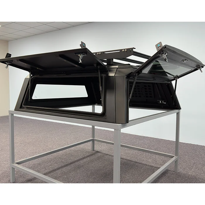 

4x4 Aluminum Alloy Telescopic Folding Pickup Truck Bed Cover for Ford F150/F250/F350 with Locking Waterproof