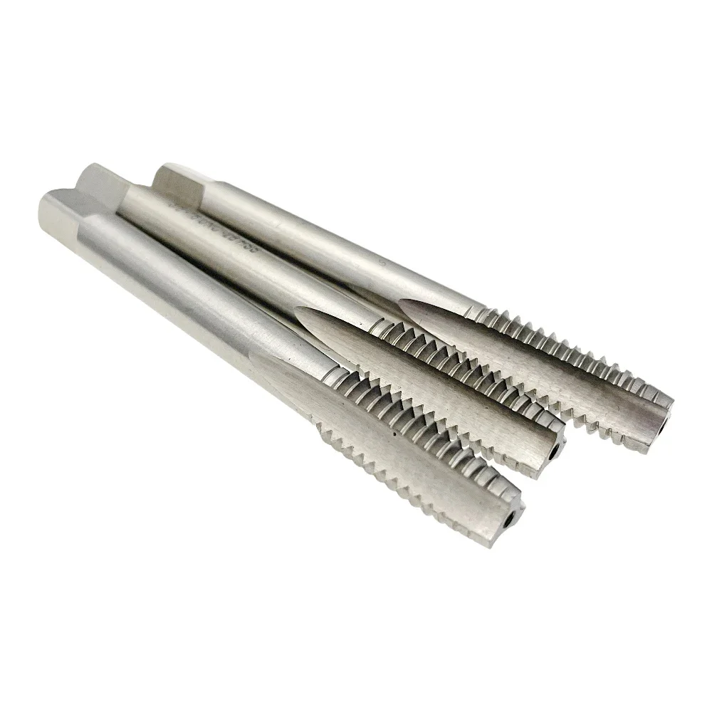 Rosqueamento Tool Set, Toque Set, 3 flautas, RH, 3/8-16 Thread, 3 flautas, 3PCs, 8 PCs, 3 flautas, 3/8-16 Threading Tool, 3PCs