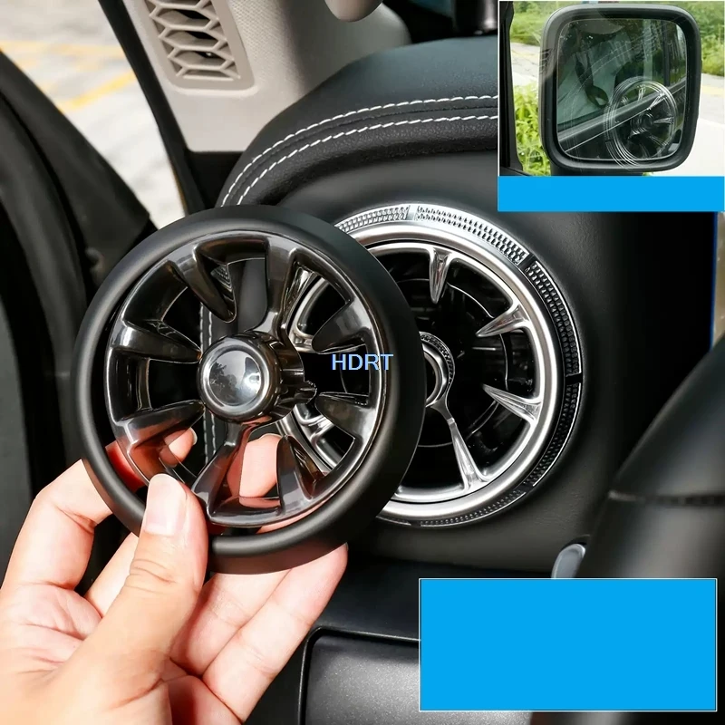 For GWM Tank 300 2021 + Car Style Driver Passenger Air Conditioning Vent Outlet Sunshade Cover Protector Decoration Accessories