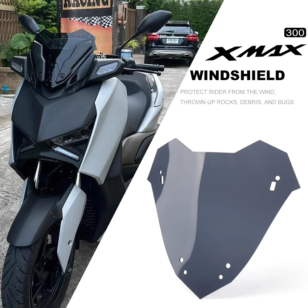 

2023 For Yamaha XMAX300 XMAX 300 X-MAX300 X-MAX 300 New Motorcycle Screen Windshield Fairing Windscreen Baffle Wind Deflectors