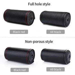 Steering wheel leather lid, car products, braid, protector, BMW E46, Golf 4, 5, accessories 12 Main sales lining steering wheel - №4