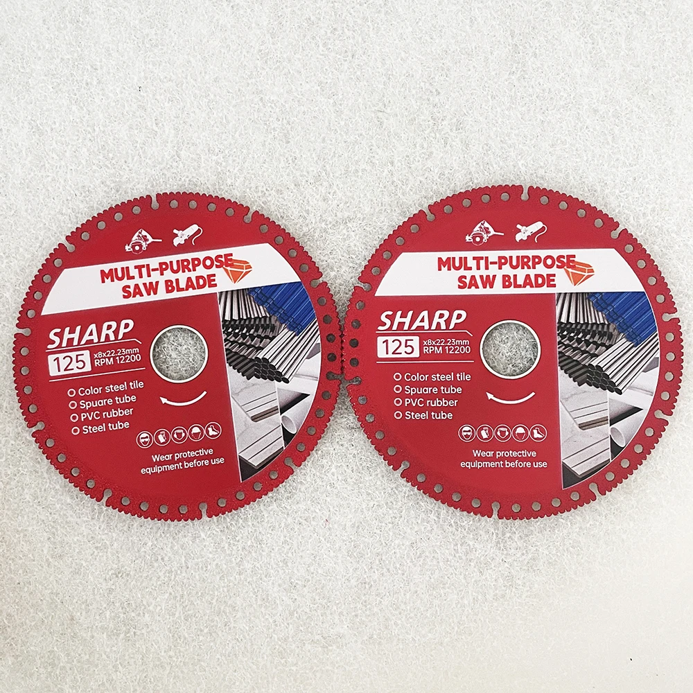 100/110/115mm Multi-purpose Saw Blade Diamond Cutting Disc For Cutting Color Steel Tile Square Tube PVC Rubber Steel Tube Stone