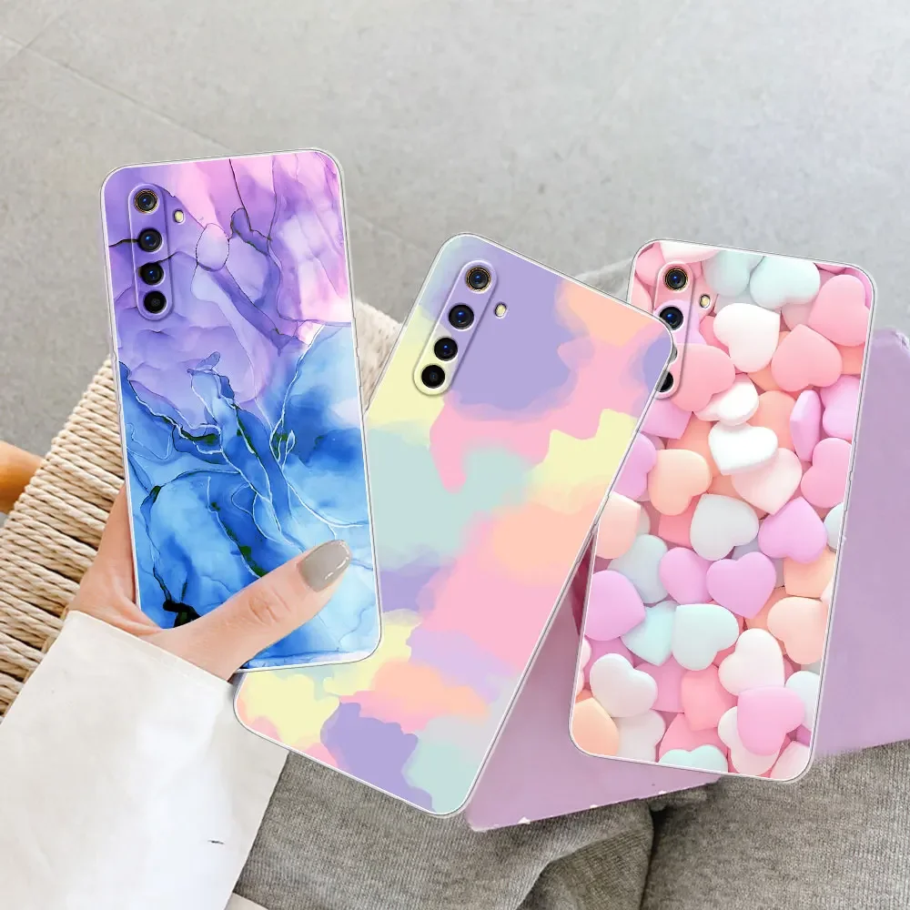 For Realme 6 Case Realme 6s Clear Soft Silicone TPU Phone Cover For Realme 6 Pro Cases Coque For OPPO Realme6 6S Bumper Fundas
